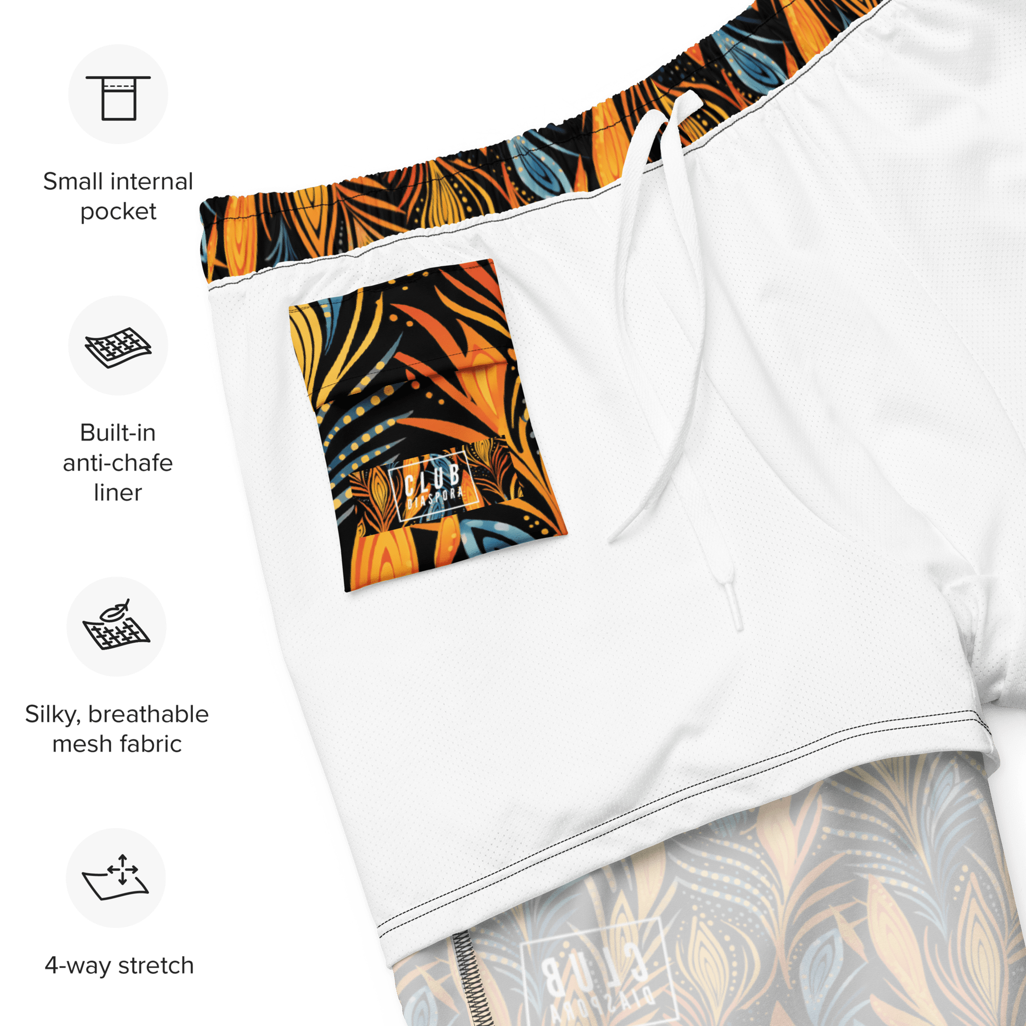 Batik Swim Trunks - ClubDiaspora
