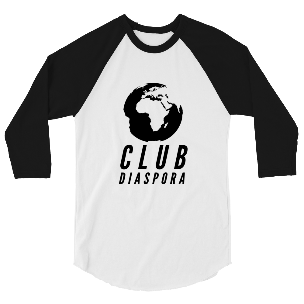 Club Diaspora 3/4 Sleeve Raglan Shirt - ClubDiaspora