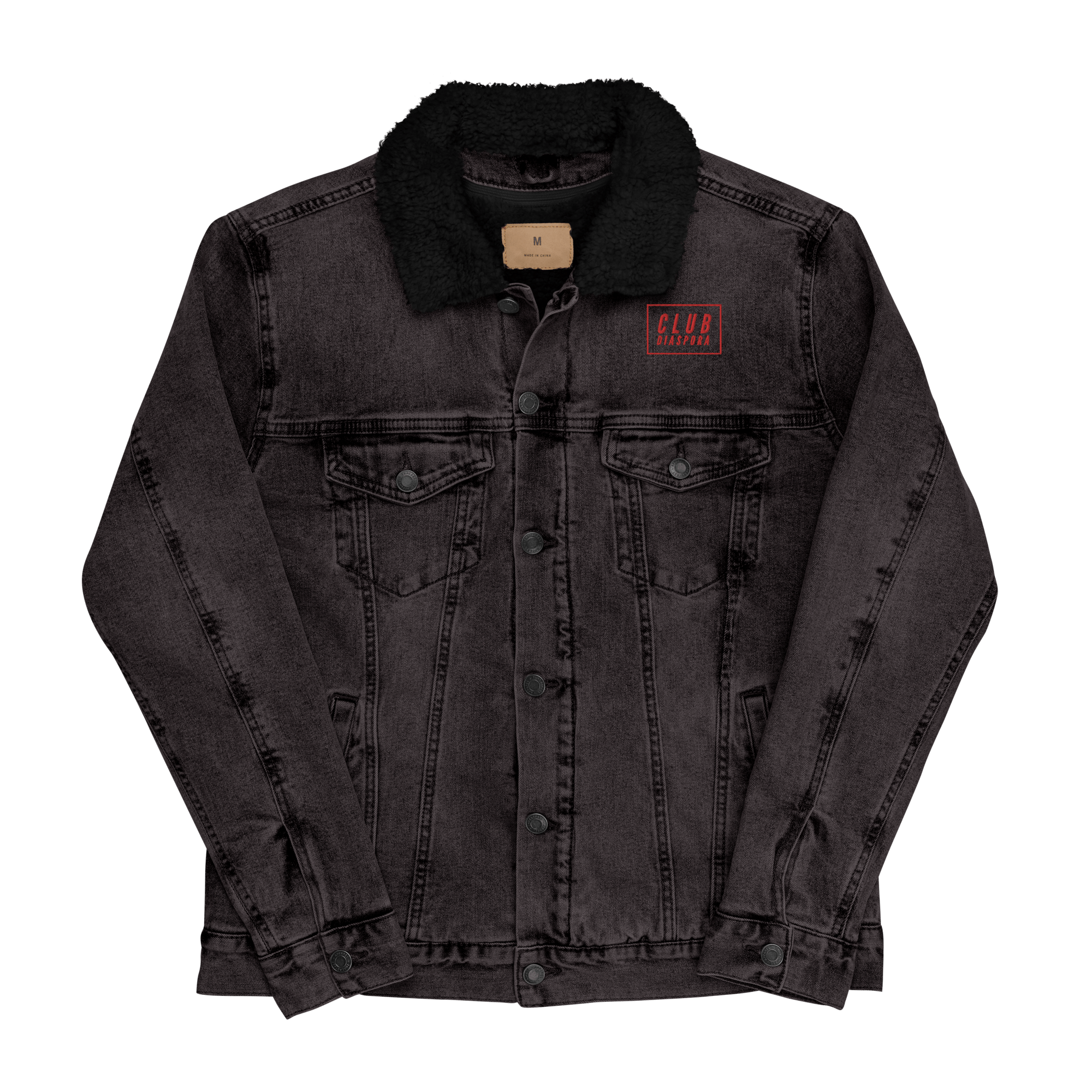 Club Diaspora Denim Sherpa Jacket - ClubDiaspora