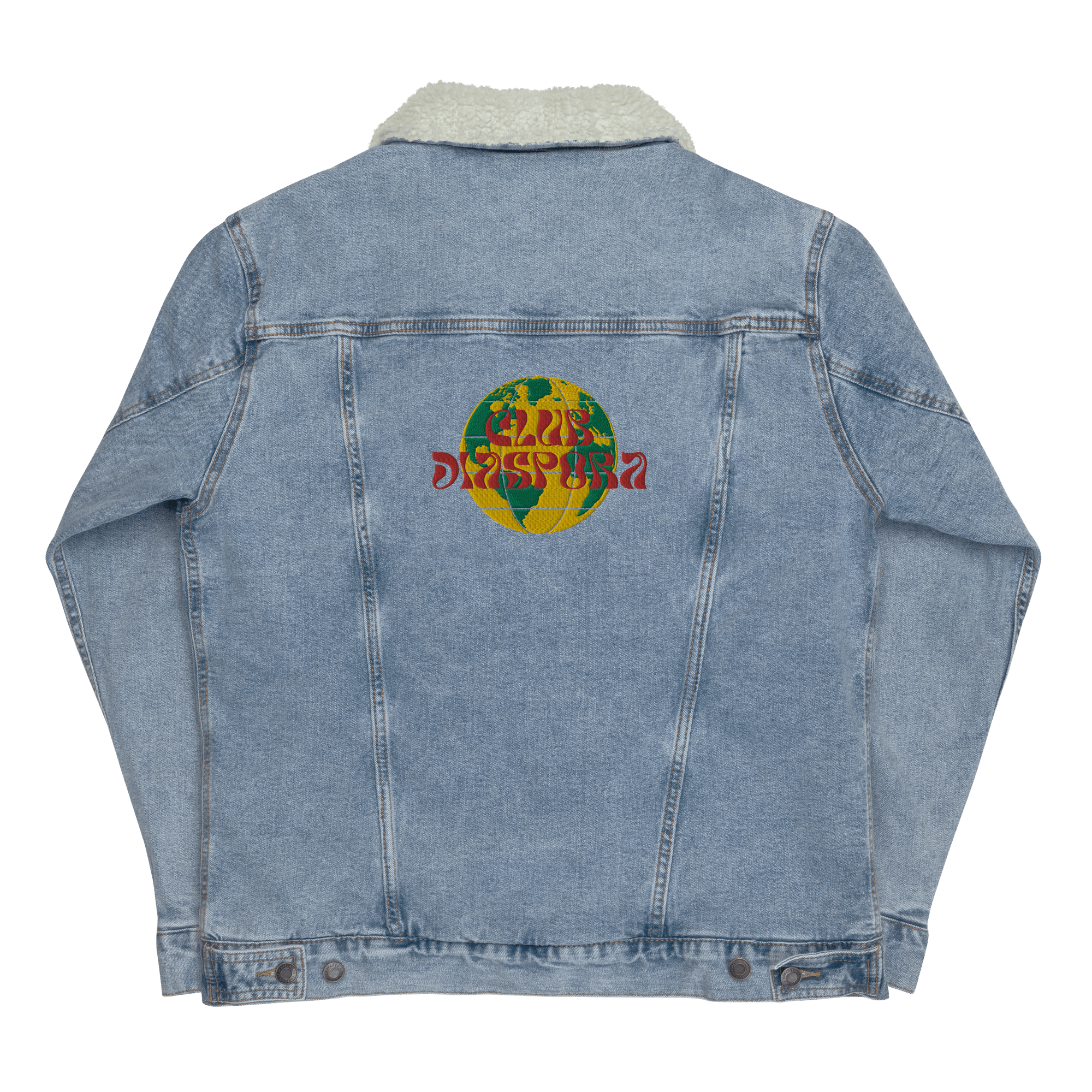 Club Diaspora Denim Sherpa Jacket - ClubDiaspora