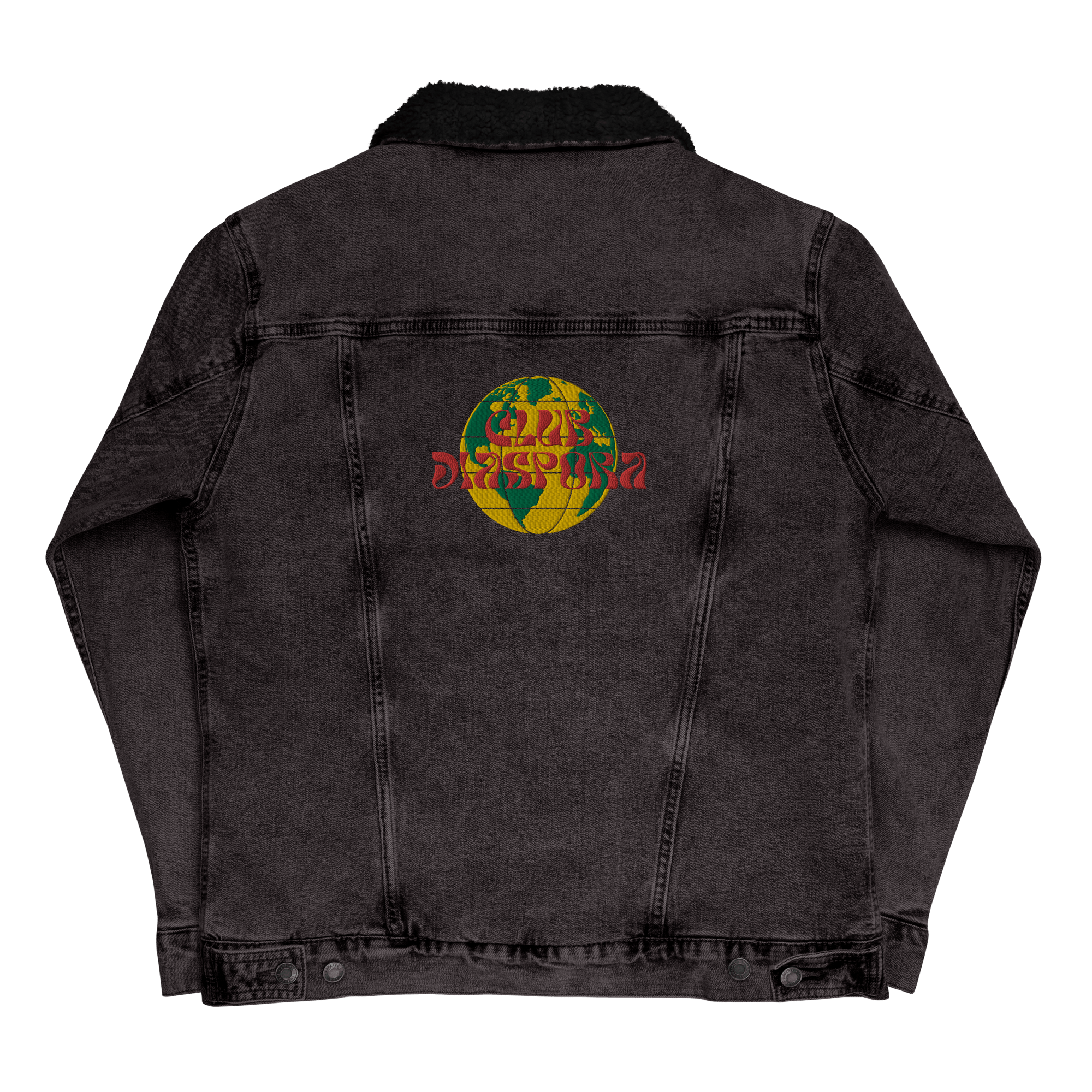 Club Diaspora Denim Sherpa Jacket - ClubDiaspora