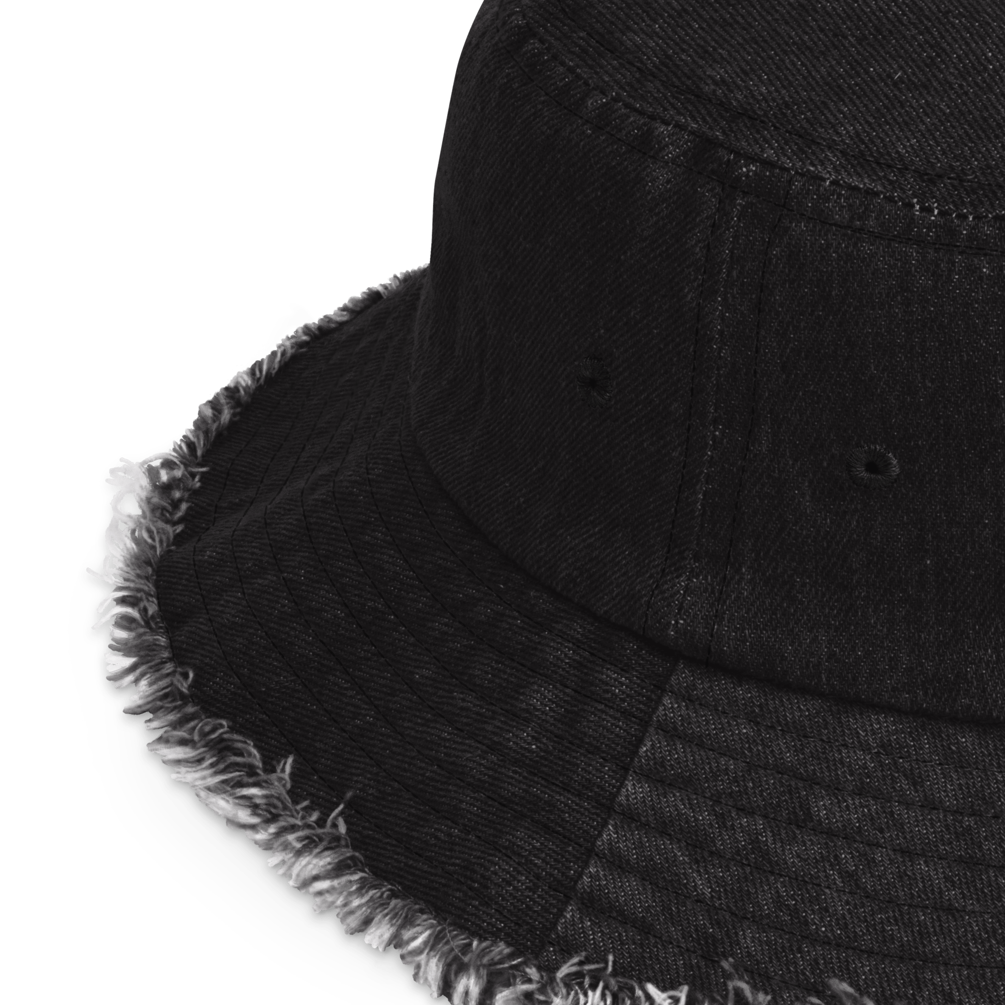 Club Diaspora Distressed Denim Bucket Hat - ClubDiaspora