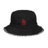 Club Diaspora Distressed Denim Bucket Hat - ClubDiaspora