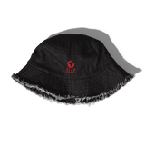 Club Diaspora Distressed Denim Bucket Hat - ClubDiaspora