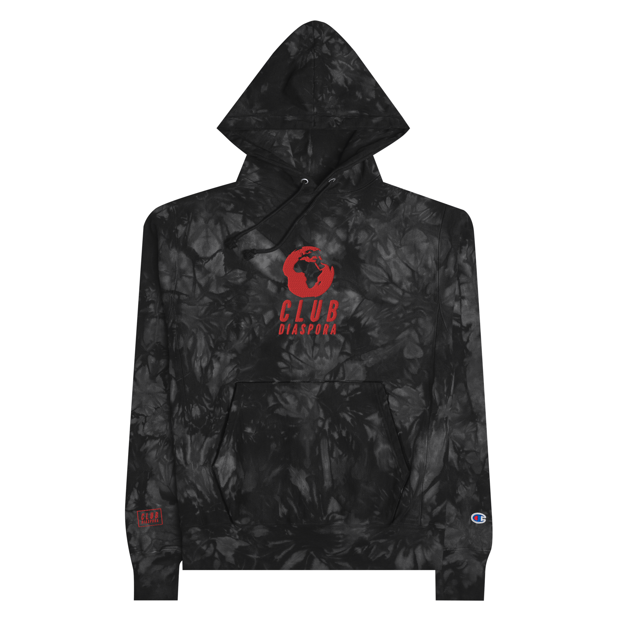 Club Diaspora Unisex Champion Tie - Dye Hoodie - ClubDiaspora