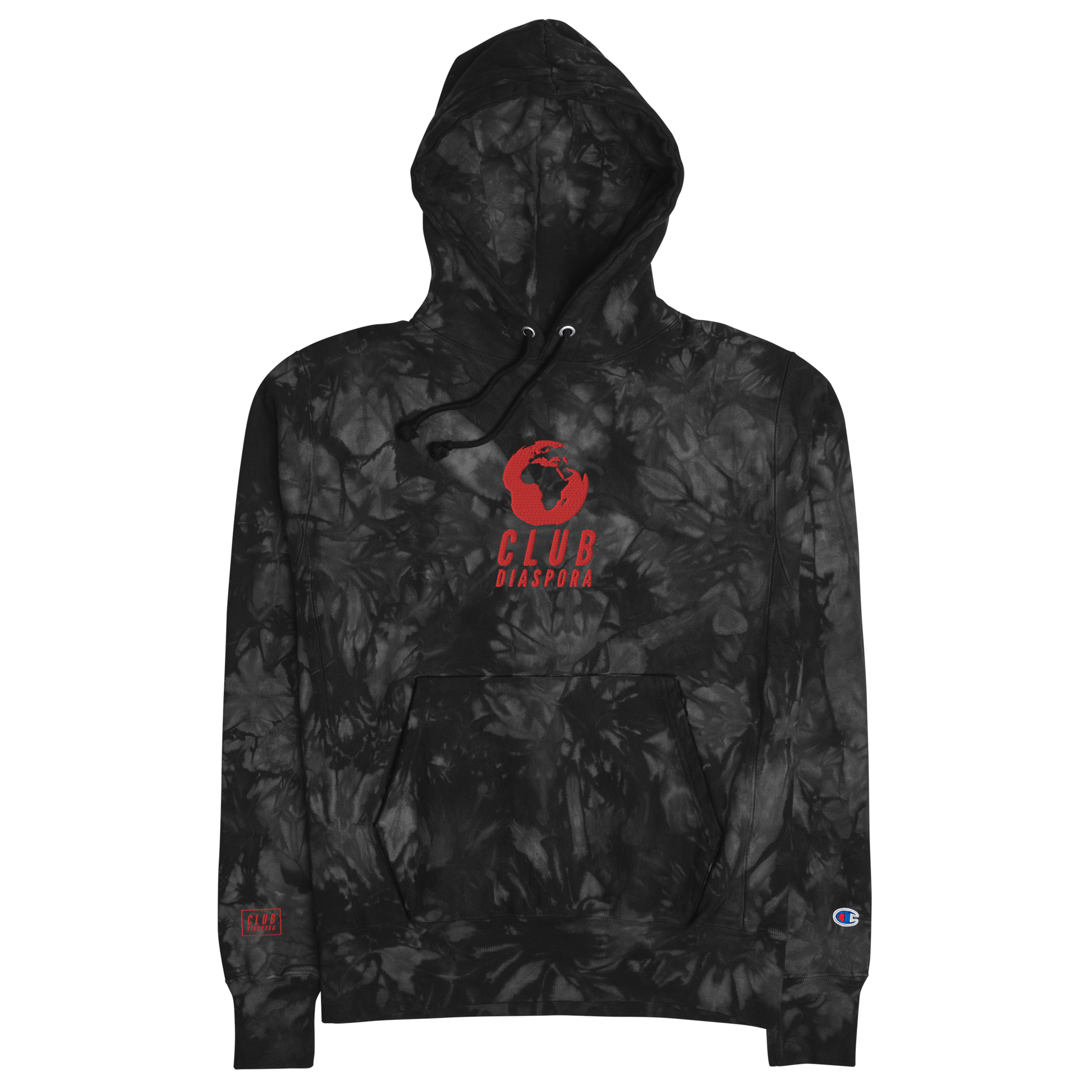 Club Diaspora Unisex Champion Tie - Dye Hoodie - ClubDiaspora