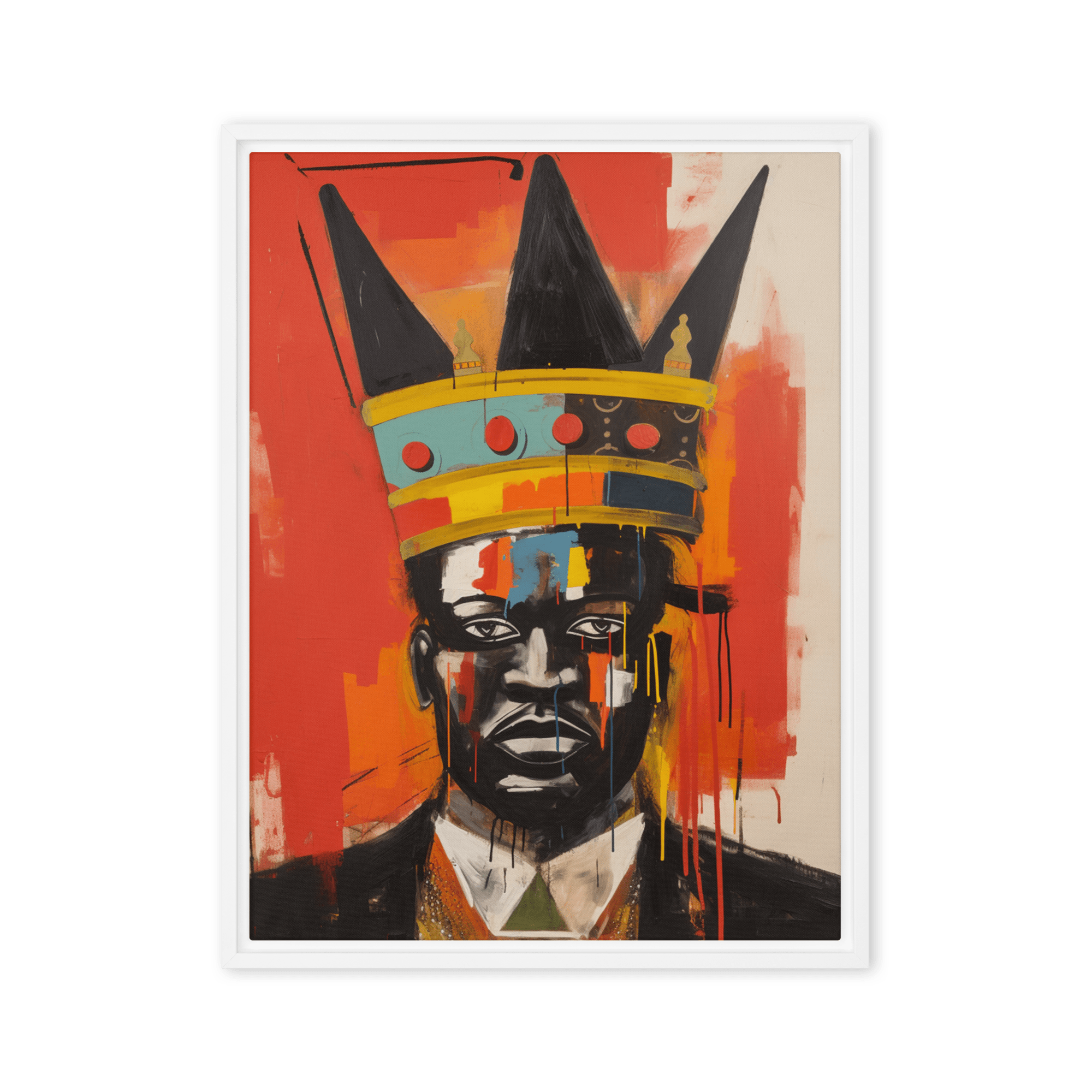 King Garvey Framed Canvas - ClubDiaspora