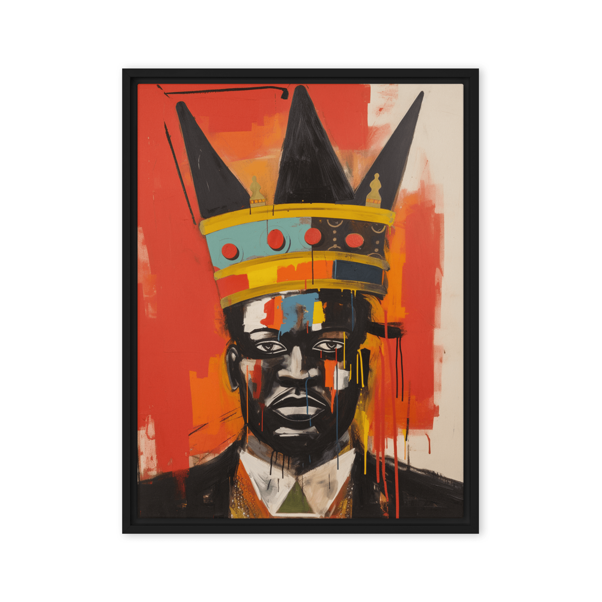 King Garvey Framed Canvas - ClubDiaspora
