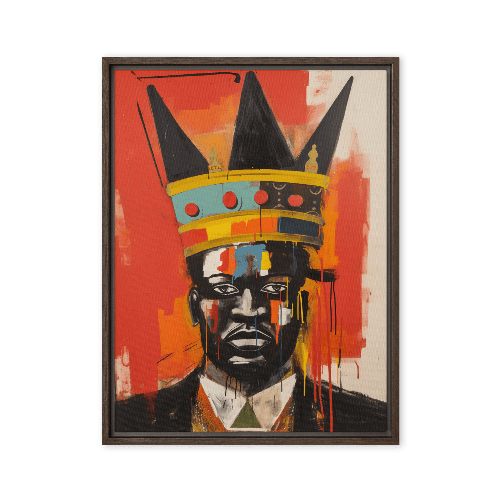 King Garvey Framed Canvas - ClubDiaspora