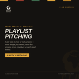 Playlist Pitching - Club Diaspora