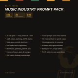 The Music Industry Prompt Pack — 100 Prompts - Club Diaspora